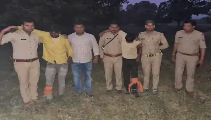 बुलंदशहर: पुलिस ने पकड़े 3 गो तस्कर, जंगल में जमकर हुई मुठभेड़
