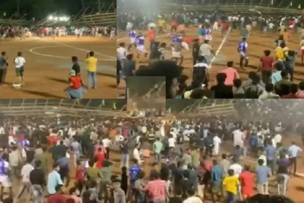 केरल : मल्लापुरम में फुटबॉल मैच के दौरान टूट गया स्टैंड, 200 से ज्यादा दर्शक घायल