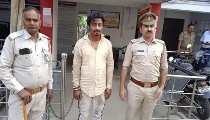 मेरठ: लुटेरे पर भारी पड़े पुलिसकर्मी, चोटिल सिपाहियों ने दौड़ाकर पकड़ा
