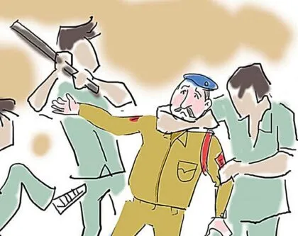 लखनऊ: झगड़ा सुलझाने पहुंचे पुलिसकर्मियों को ग्रामीणों ने पीटा, आठ गिरफ्तार