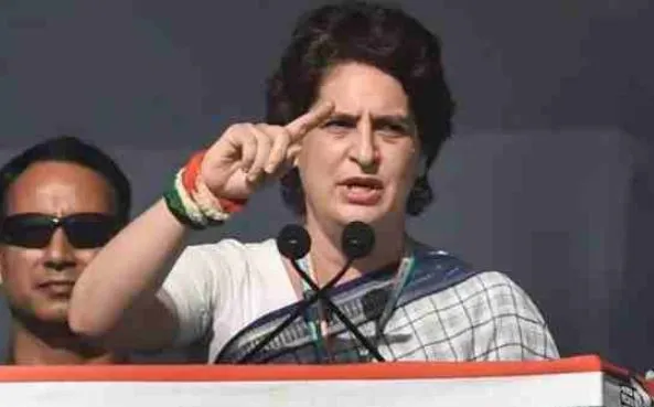 सिर्फ कांग्रेस ही लेती है भाजपा से लोहा: प्रियंका गांधी