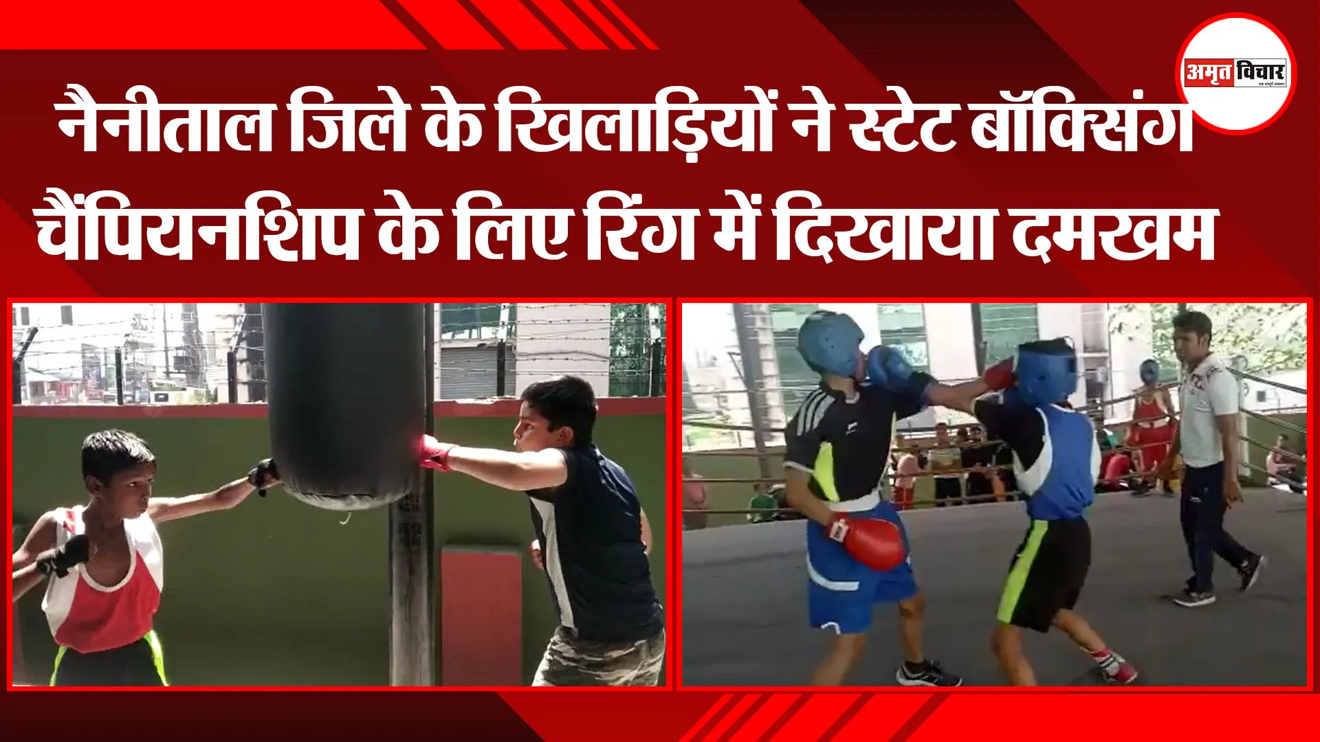 हल्द्वानी: नैनीताल जिले के खिलाड़ियों ने स्टेट बॉक्सिंग चैंपियनशिप के लिए रिंग में दिखाया दमखम