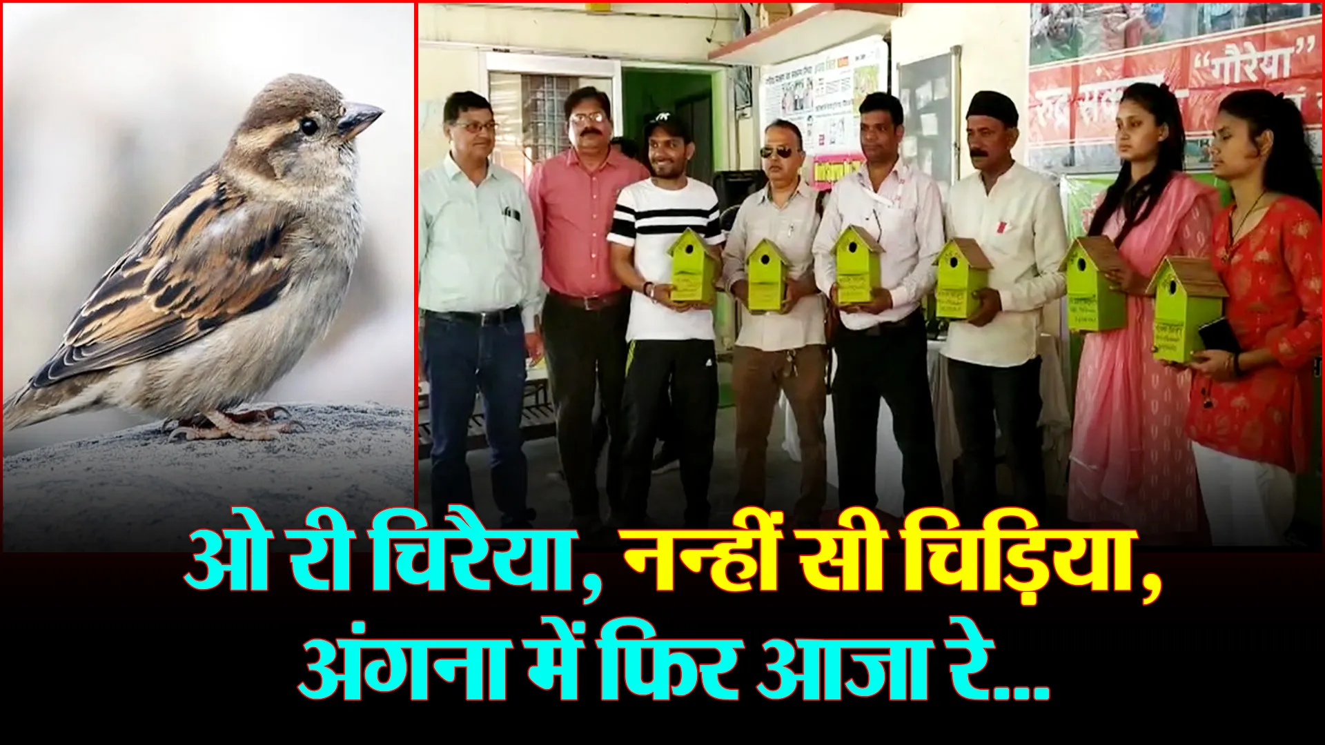 हल्द्वानी: ओ री चिरैया, नन्हीं सी चिड़िया, अंगना में फिर आजा रे…