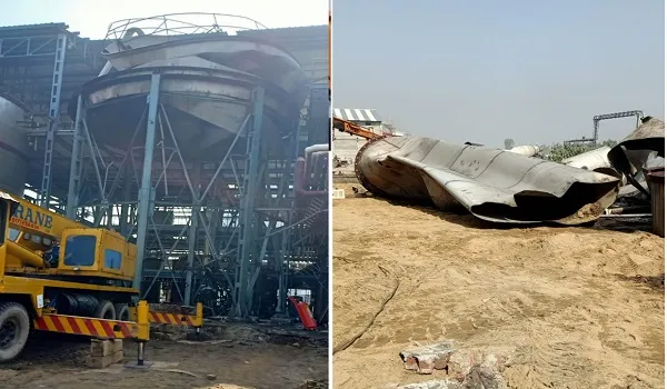 अमरोहा: धनौरा के वेब शुगर मिल का प्लांट का टैंक फटा, एक की मौत, तीन घायल