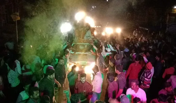 अमरोहा : हसनपुर में नवनिर्वाचित विधायक का समर्थकों ने किया स्वागत
