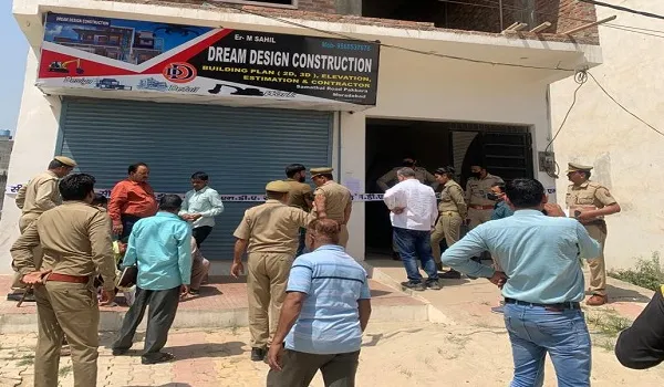 मुरादाबाद: एमडीए ने बिना मानचित्र के बने भवन को किया सीज