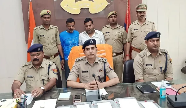 बिजनौर : चोरी के ट्रक के साथ हिस्ट्रीशीटर सहित दो लोग गिरफ्तार