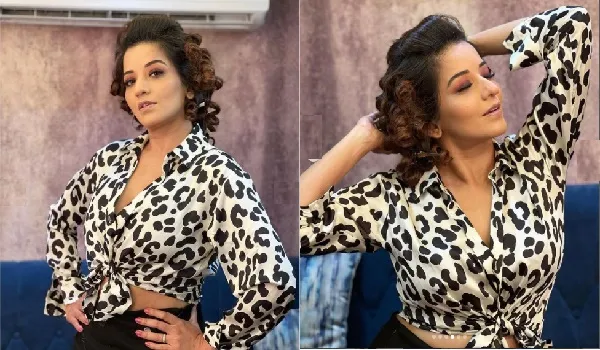 मोनालिसा ने Stunning Look में शेयर की तस्वीरें, शॉर्ट स्कर्ट-प्रिंटेड शर्ट में दिखाई दिलकश अदाएं