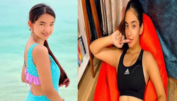 अनुष्का सेन की बोल्डनेस ने उड़ाए फैंस के होश, मोनोकिनी पहन समुद्र किनारे दिए पोज