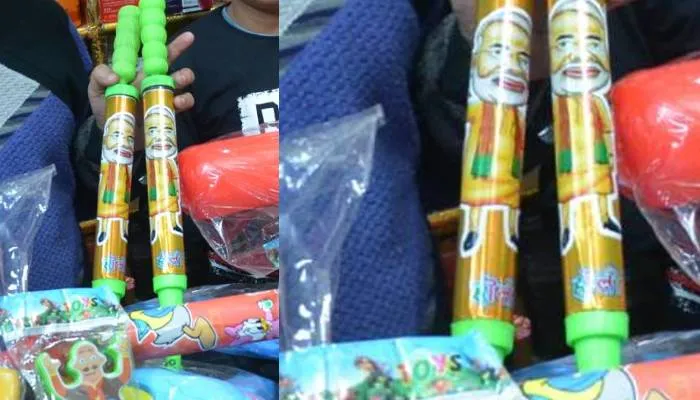 कानपुर में होली की तैयारी शुरू, बाजार में मोदी व डोरेमोन पिचकारी बढ़ी मांग