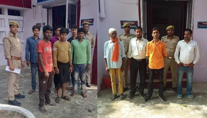 बहराइच: शांतिभंग की आशंका के चलते पुलिस ने 10 लोगों को गिरफ्तार कर भेजा जेल