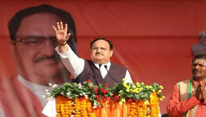 यूपी चुनाव: कुशीनगर में बोले जेपी नड्डा- सपा व बसपा ने चीनी मिलों का बेड़ा गर्क किया