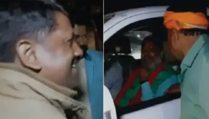 बलिया: एसओ ने दयाशंकर सिंह को दी शुभकामनाएं, वीडियो हुआ वायरल, ASP ने कहा- मामले की होगी जांच