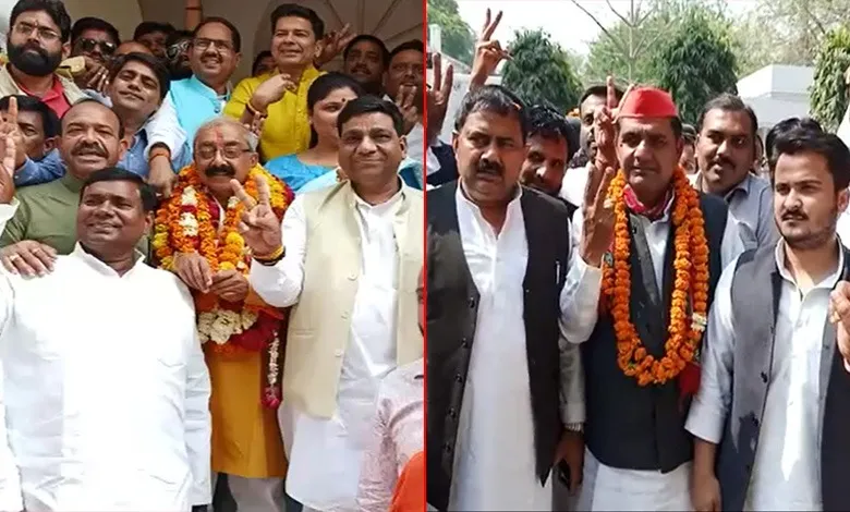 बरेली: सपा और भाजपा के एमएलसी प्रत्याशियों ने कराया नामाकंन, दोनों ने ठोंका जीत का दावा