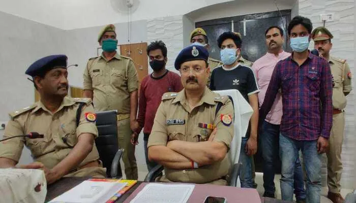 हरदोई: पुलिस के साथ सर्विलांस, स्वाट और एसओजी टीम ने लुटेरों को किया गिरफ्तार