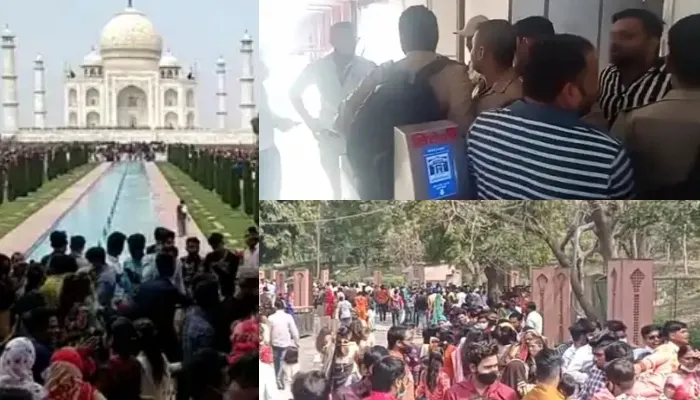 आगरा: ताजमहल में बिना टिकट एंट्री को लेकर पुलिस और एएसआई कर्मियों में हुई मारपीट, अव्यवस्थाओं पर बोले अधिकारी