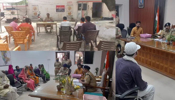 बहराइच: एसपी के जनता दर्शन में उमड़े फरियादी, समस्याएं सुनकर निस्तारण का दिया आश्वासन