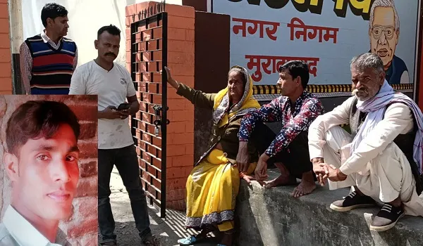 मुरादाबाद : ट्रक ने साइकिल सवार को रौंदा, मौत