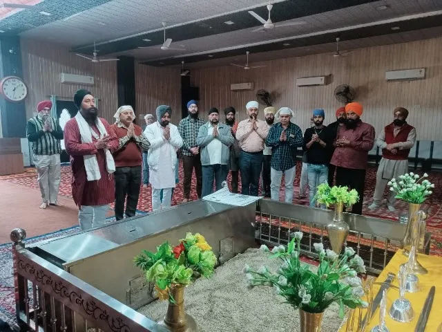 रामपुर : सुख, शांति के लिए की गई गुरुद्वारे में अरदास