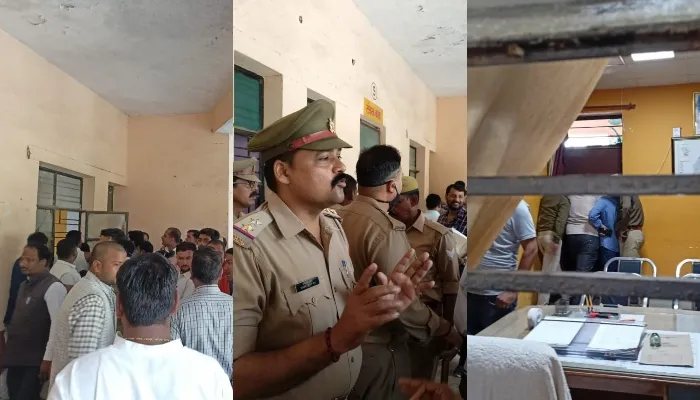 बाराबंकी: वकीलों ने जमकर काटा हंगामा, गिरफ्तारी की मांग कर रहे अधिवक्ता