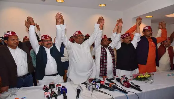 संजय निषाद ने राजधानी में की प्रेसवार्ता, कहा- योगी-मोदी और बीजेपी ने हमको गले लगाया है