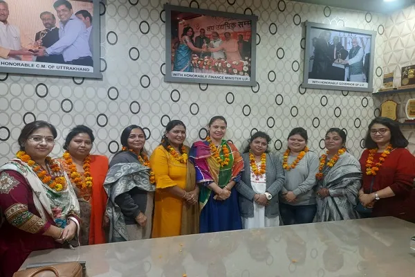 मुरादाबाद : महिला इकाई की जिला प्रमुख बनीं पूनम चौहान