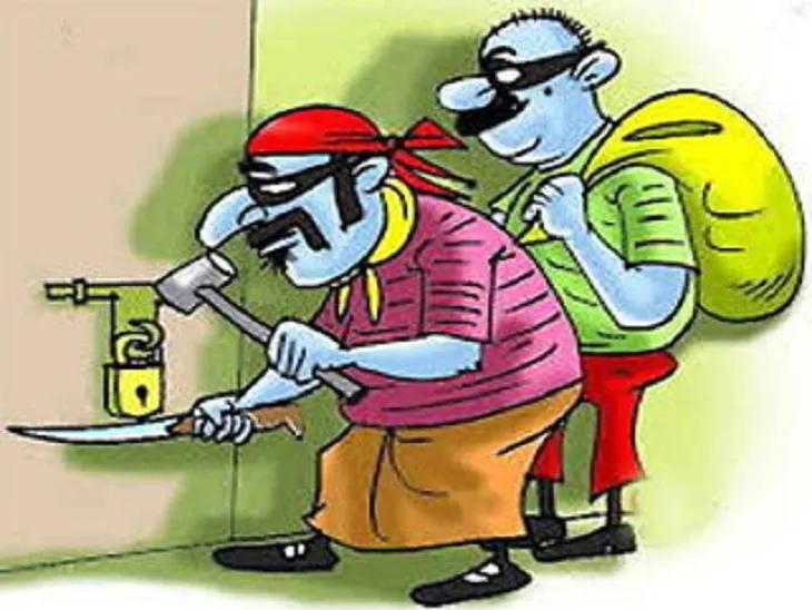 बरेली: सुबह के वक्त चोरों ने सिविल लाइंस स्थित शोरूम के तोड़े ताले, 2.25 लाख रुपये चुराए