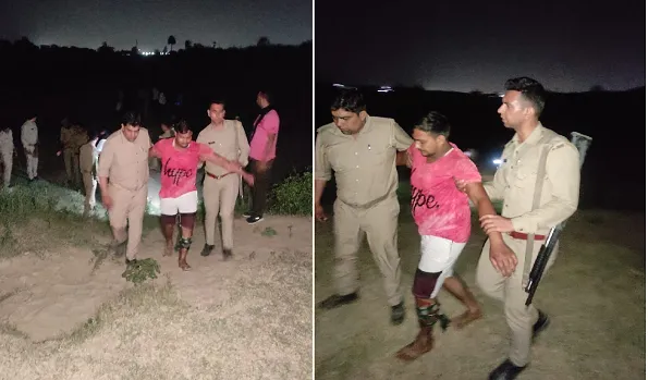 रामपुर : मुठभेड़ के बाद पुलिस ने दो पशु तस्करों को पकड़ा, एक के पैर में लगी गोली