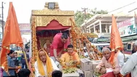 हल्द्वानी: राम नाम के उद्घोष के साथ श्रीहनुमान जयंती पर निकली भव्य शोभायात्रा, झांकियों ने मन मोहा