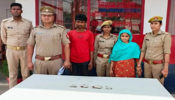 बहराइच: स्मैक के साथ महिला समेत दो गिरफ्तार, एक करोड़ की बताई जा रही कीमत