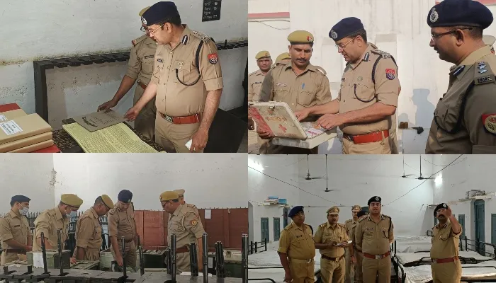 बहराइच: डीआईजी ने पुलिस लाइन ग्राउंड में परेड का किया निरीक्षण, दिए यह खास निर्देश