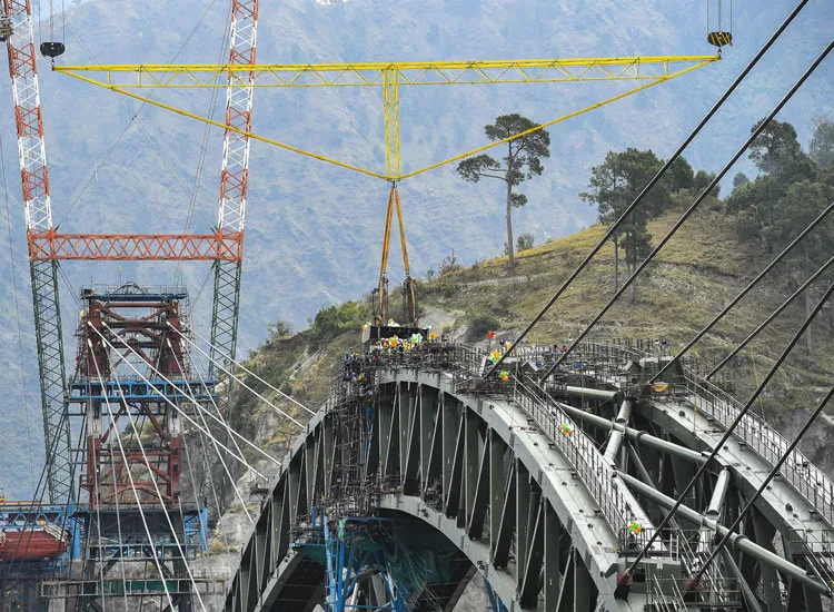 गरमपानी: 10 करोड़ की लागत से तैयार किया जा रहा 70 मीटर लंबा स्पान पुल