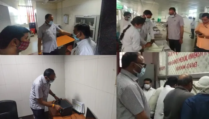 उपमुख्यमंत्री ब्रजेश पाठक केजीएमयू पहुंचे, ट्रामा सेंटर और ओपीडी का किया निरीक्षण