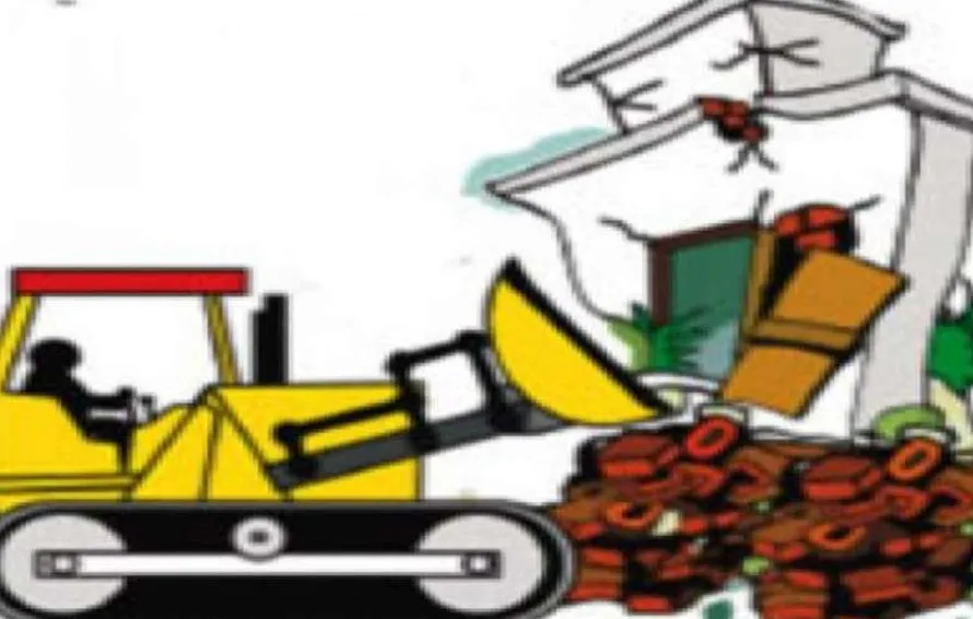 गाजियाबाद में प्रदूषण फैलाने वाली आठ फैक्ट्रियों पर चला बुलडोजर, मचा हड़कंप