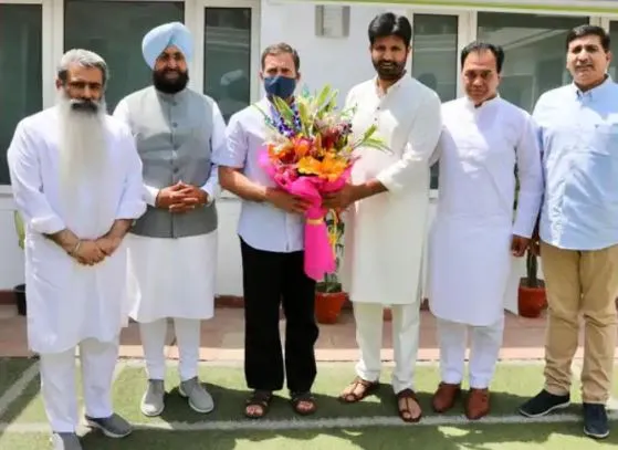 पंजाब पीसीसी के नवनियुक्त पदाधिकारियों ने राहुल गांधी से मुलाकात की