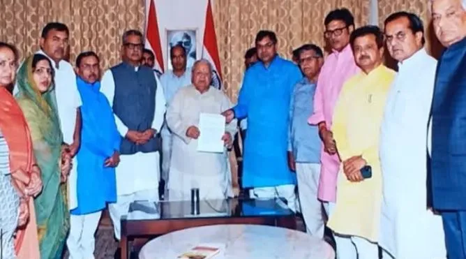 करौली हिंसा: पूनिया के नेतृत्व में भाजपा प्रतिनिधिमंडल ने राज्यपाल को सौंपा ज्ञापन 