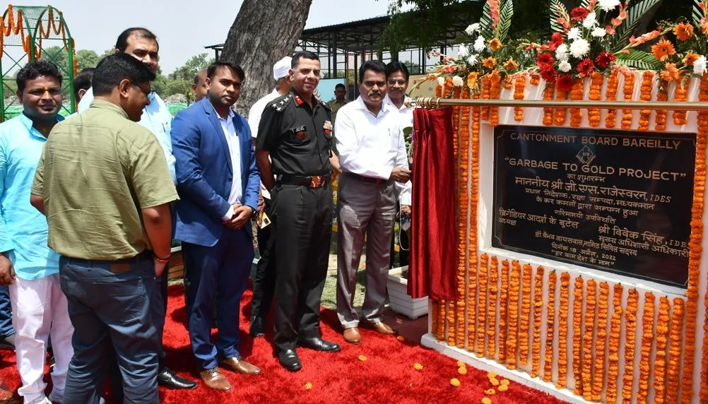 बरेली: कैंट होगा कूड़ा मुक्त, गार्बेज टू गोल्ड प्लांट शुरू