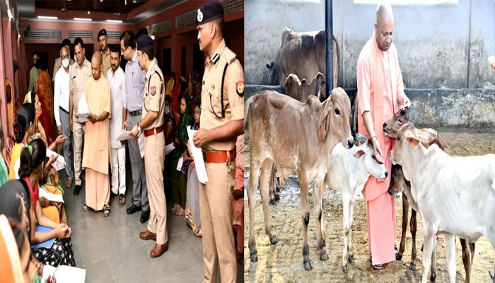 सीएम योगी ने गोरखपुर में लगाया जनता दरबार, सुनी फरियादियों की पीड़ा
