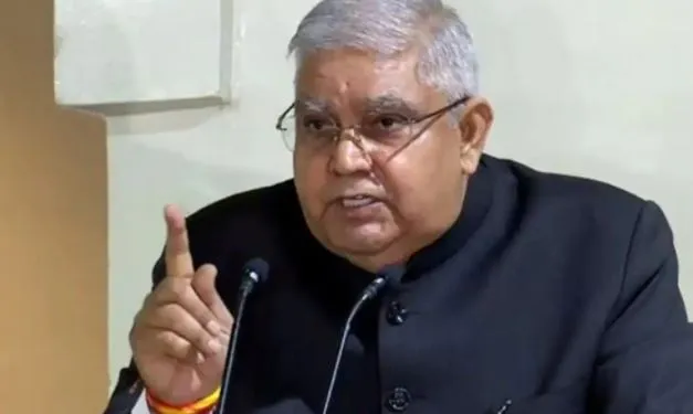 तेल की कीमतों में वृद्धि के मद्देनजर ईंधन का इस्तेमाल कम करें: जगदीप धनखड़