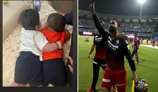 IPL 2022 : पत्नी दीपिका पल्लीकल ने खोला दिनेश कार्तिक की आतिशी पारी का राज, कहा- मैच से पहले जुड़वां बेटों ने वीडियो कॉल पर दी थी शुभकामनाएं