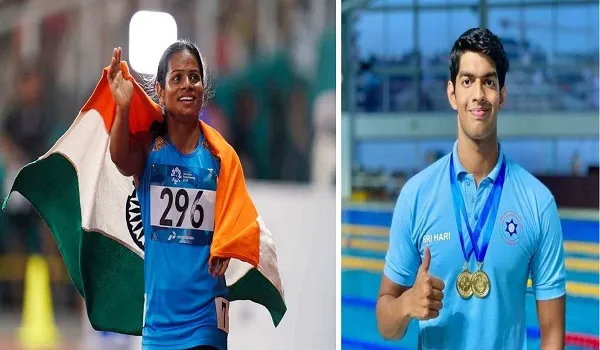 खेलो इंडिया विश्वविद्यालय खेलों में आकर्षण का केंद्र होंगे दुती चंद और श्रीहरि नटराज