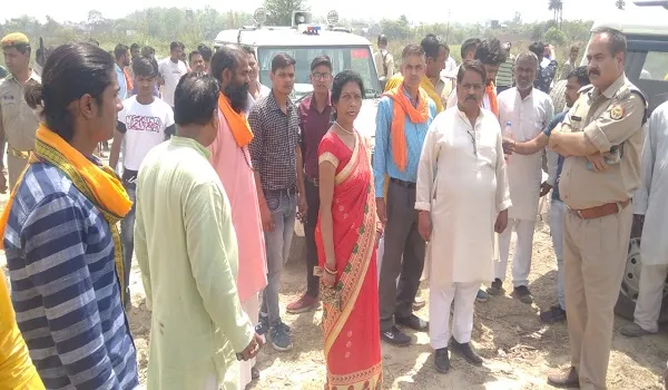 रामपुर : जंगल में गाय के अवशेष मिलने से हड़कंप, हिन्दू संगठनों के कार्यकर्ता मौके पर पहुंचे