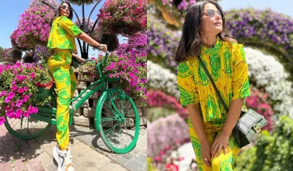 Hina Khan Photos : ‘दुबई मिरेकल गार्डन’ में मस्ती करती नजर आईं हिना खान, खूबसूरती पर फिदा हुए फैंस