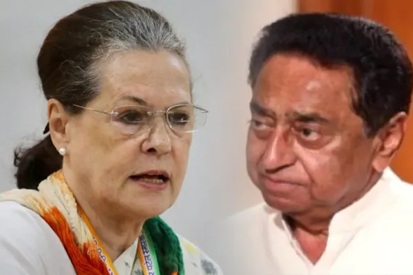 मध्यप्रदेश कांग्रेस अध्यक्ष कमलनाथ ने की कांग्रेस अध्यक्ष सोनिया गांधी से मुलाकात