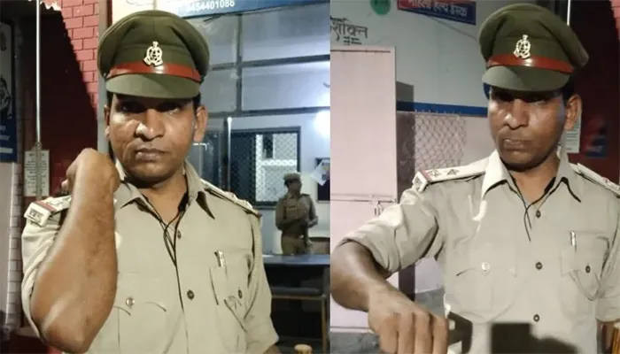 लखनऊ: सिगरेट पीने से रोका तो दबंगों ने SI को मारे लात-घूसे और थप्पड़, केस दर्ज