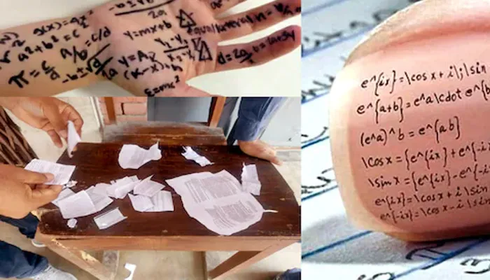 मेरठ: नाखून पर फॉर्मूले लिख छात्र कर रहे थे नकल, हरकत देख चौंक गए प्रोफेसर