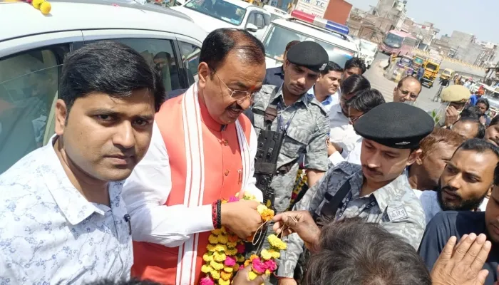 केशव प्रसाद मौर्य का रायबरेली में हुआ भव्य स्वागत