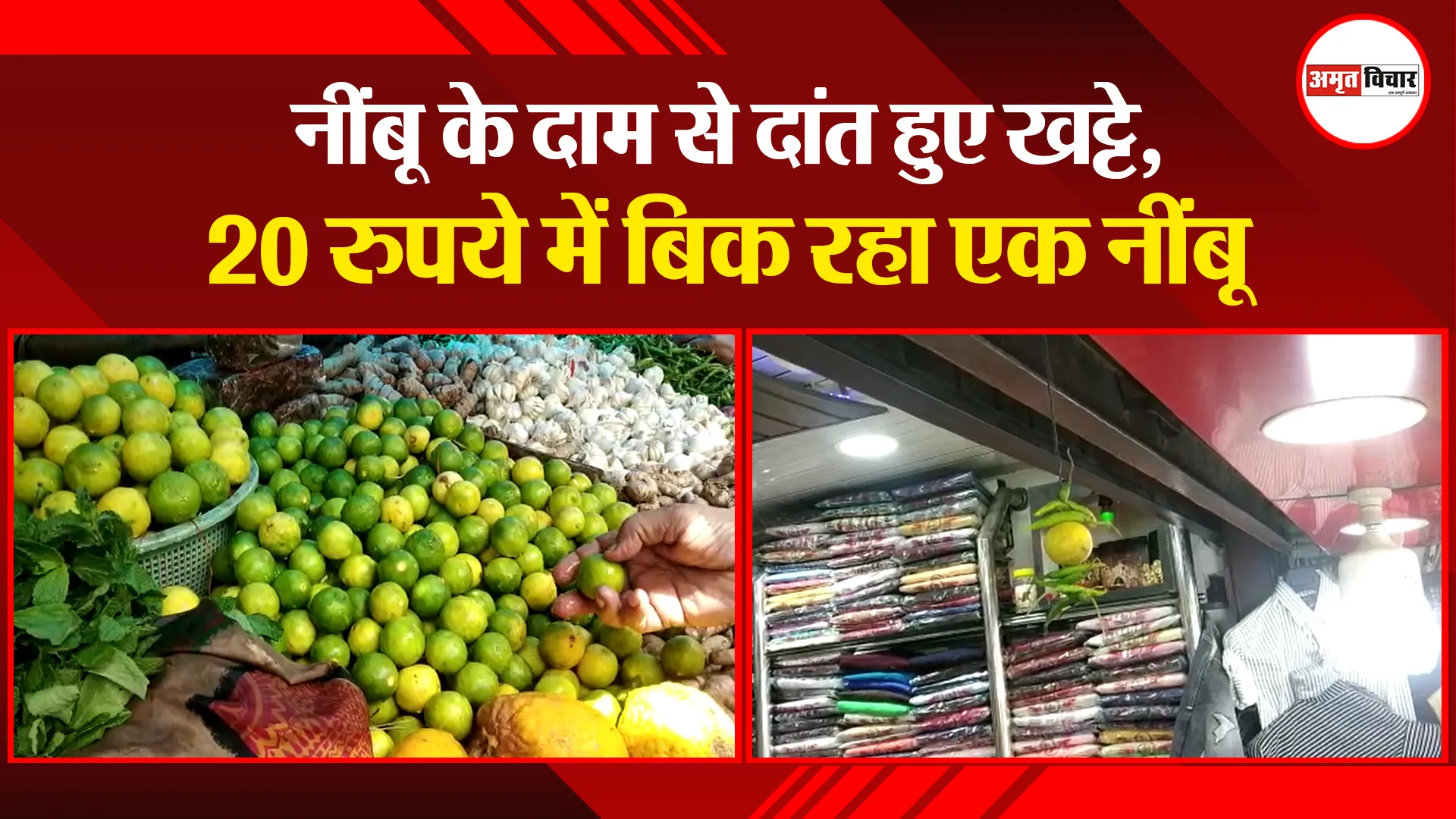 हल्द्वानी: नींबू के दाम से दांत हुए खट्टे, 20 रुपये में बिक रहा एक नींबू
