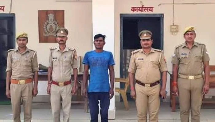 बहराइच: एक वर्ष से फरार चल रहे 10 हजार के इनामी बदमाश को पुलिस ने किया गिरफ्तार