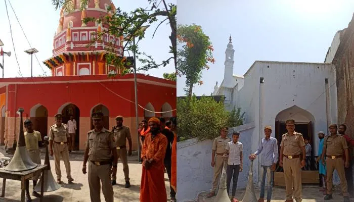 बाराबंकी: पुलिस ने धार्मिक स्थलों से उतरवाए 614 लाउडस्पीकर